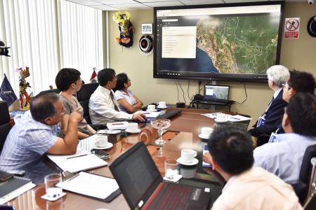 Delegación de la ONU destaca plataforma virtual de catastro “GEO LLAQTA” para ubicar predios ante desastres naturales