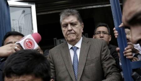 Alan García: Ordenan detención preliminar contra ex mandatario