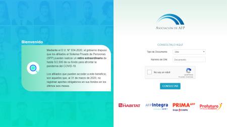 Habilitan web para consultar si calificas al retiro de 2000 soles de la AFP