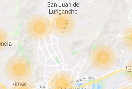 Existen 4 zonas de riesgo de COVID-19 en San Juan de Lurigancho