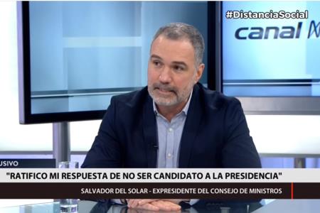 Salvador del Solar descarta postular a la Presidencia el 2021