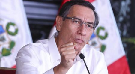 Martin Vizcarra se manifiesta tras la negativa de confianza al gabinete Cateriano