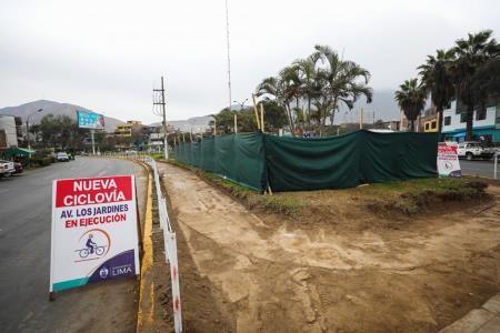 Inician obras de la primera ciclovía en San Juan de Lurigancho