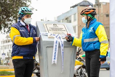 MML inaugura nueva ciclovía en el distrito de San Juan de Lurigancho