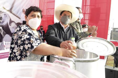 Presidente Castillo participó en lanzamiento de Registro Único Nacional de Ollas Comunes