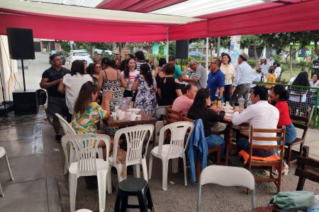 Éxito rotundo en la vendimia y pisa uva en San Juan de Lurigancho