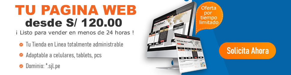 Diseño de Paginas Web en SJL