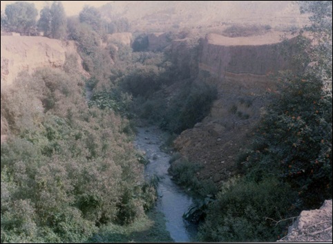 Imagen del Huaycoloro a la altura de Pedreros