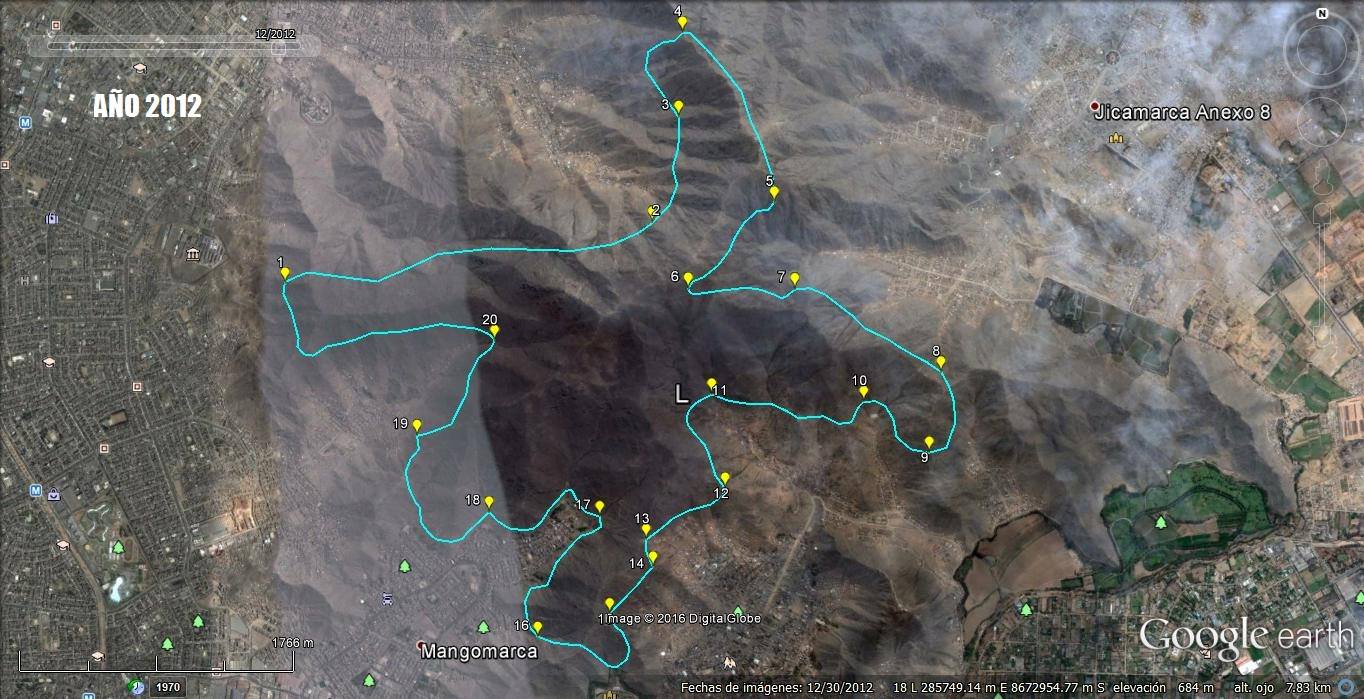 Mapa de propuesta de lindero de ecosistema frágil SERNANP