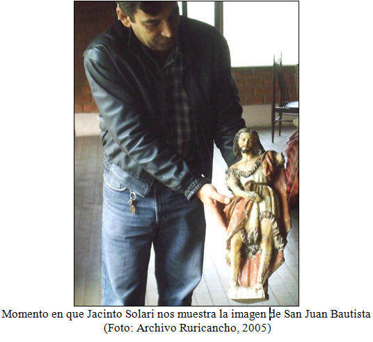 Jacinto Solari nos muestra la imagen de San Juan Bautista