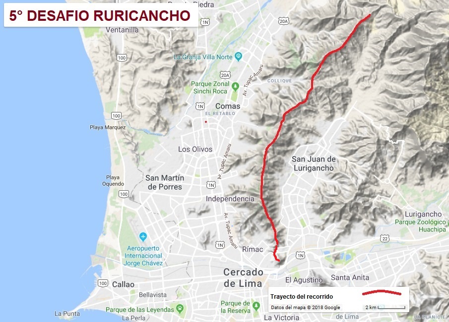 35 kilómetros de pura cresta de la quebrada Canto Grande