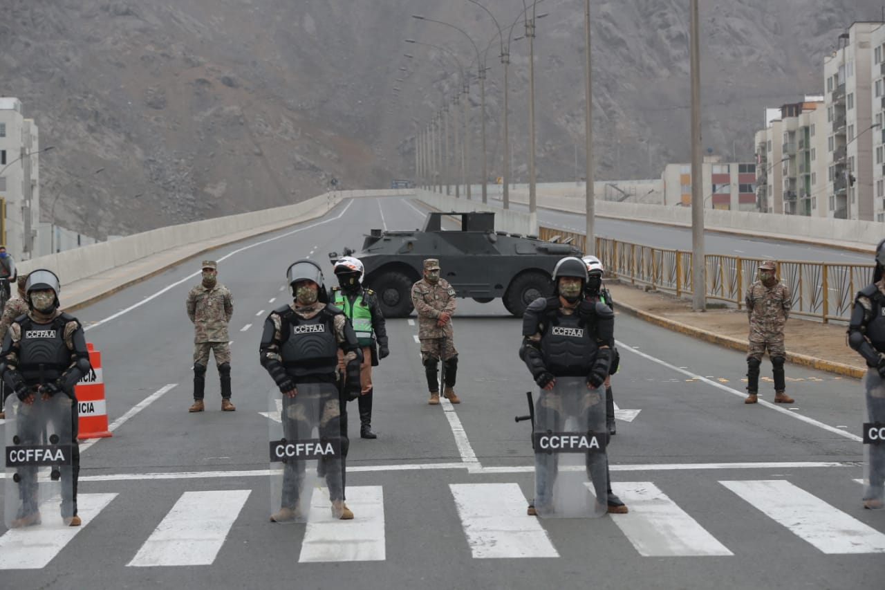 El túnel Santa Rosa también se mantiene vigilada (Foto: MindefPeru)