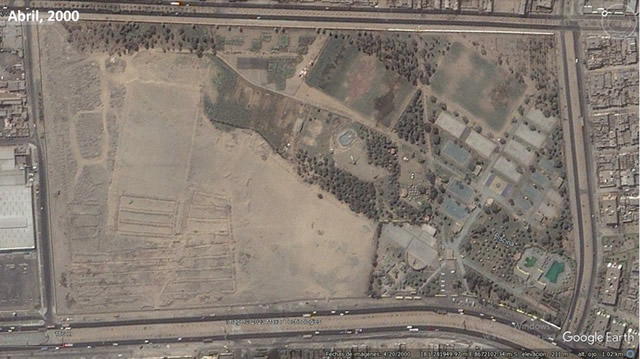 Imagen satelital del parque a inicios del año 2000 (Googlearth, 2023)