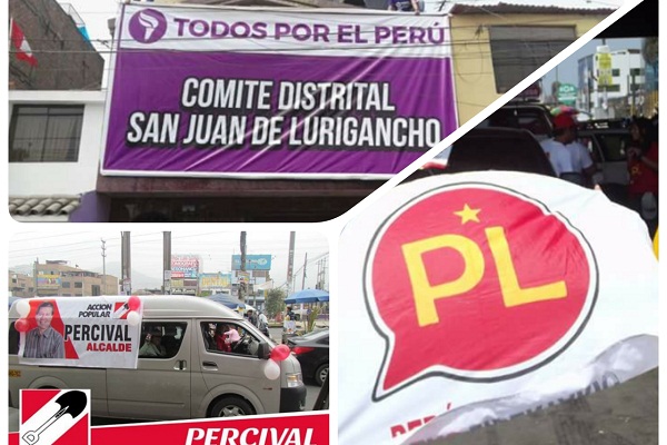 Listas improcendentes para las elecciones municipales en San Juan de Lurigancho