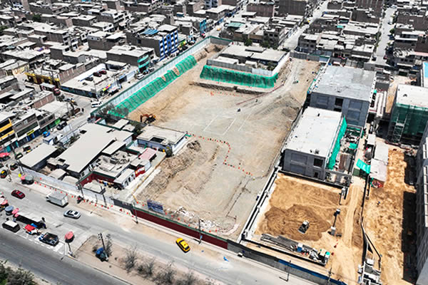 Nuevo Hospital Enrique Montenegro en SJL registra un 87% de avance en obras de excavación