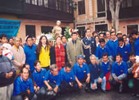 Jóvenes y niños lustrabotas celebraron 14 aniversario
