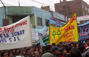Mercados de SJL apoyan el paro nacional