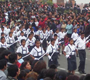 Al compás del paso marcial centros educativos desfilaron en SJL