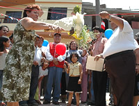 Inauguran  pistas en Chacarilla de Otero