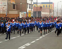 Todo va quedando listo para el Desfile Cívico Escolar del distrito de San Juan de Lurigancho