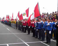 Desfile Escolar congregó a mas de 5 mil escolares de SJL