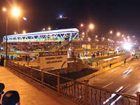 Inauguran Puente Peatonal y Paradero en Acho