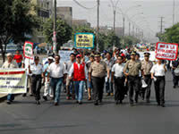 Vecinos marcharon por la Paz
