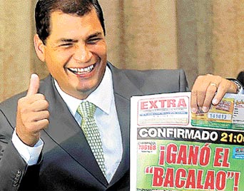 Triunfo de Correa en Ecuador genera preocupación