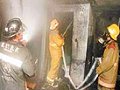 Vela encendida causó  incendio en Cantagallo