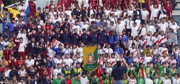 Juramentaron los estudiantes deportistas de SJL en parque Wiracocha