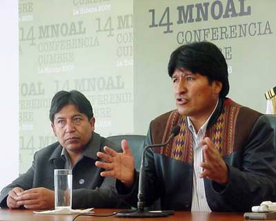 Evo pide que no ignoren a Bolivia