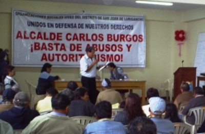 Oganizaciones acuerdan realizar Gran Movilizacion Distrital