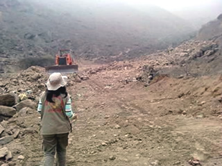 Municipalidad invade propiedad privada y destruye zona arqueologica