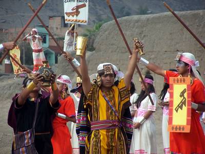Fiesta ancestral en Mangomarca congrega la atencion