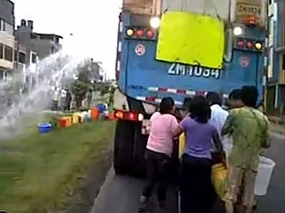 Corte de agua perjudica a vecinos en SJL