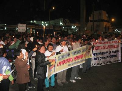 Vecinos reclaman abrir inmediatamente el Hospital de la Solidad