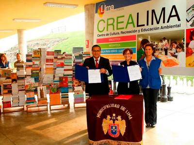 200 mil niños recibirán clases de reforzamiento escolar en bibliotecas de los CREALIMA en los Parques de Lima