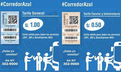 El Corredor Azul inicia cobro de pasajes con tarifa promocional