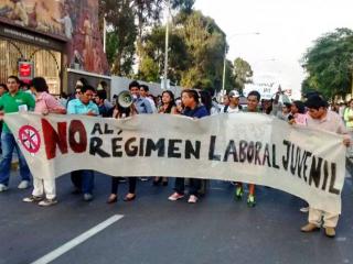 Medidas de prevención de violencia durante manifestación contra Régimen Laboral Juvenil