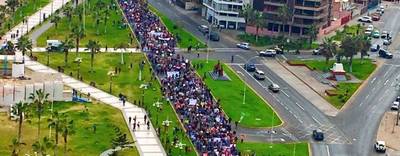 La marcha 'No + AFP' se realizó en 40 ciudades de Chile