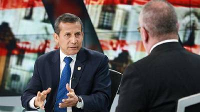 La última entrevista a Ollanta Humala como presidente