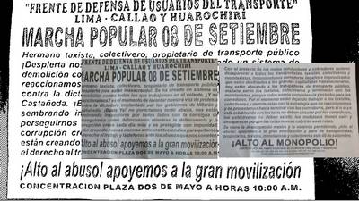 Marcha popular 08 de septiembre a tomar precauciones