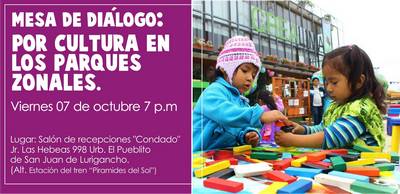 Pronunciamiento para la re-apertura del Centro Cultural Huiracocha