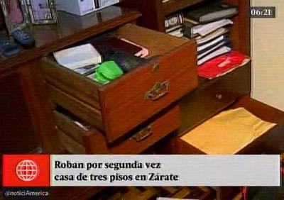 Ladrones robaron en vivienda de tres pisos