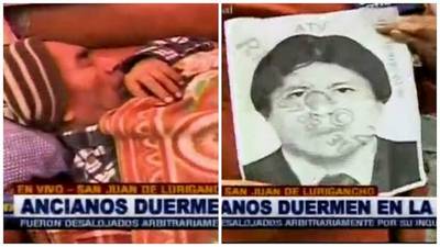 Anciano duerme en la calle tras desalojo arbitrario 