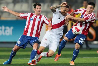 Asi vieron los paraguayos el partido contra Perú