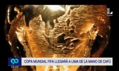 Copa del Mundo visitará Perú este lunes y lo traerá la leyenda del fútbol Cafú