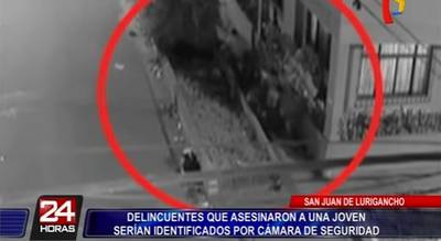 SJL: delincuentes que asesinaron a joven serían identificados por cámaras de seguridad