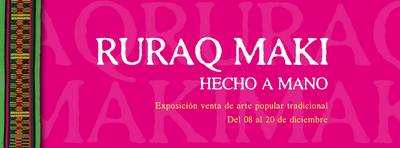 Continúa “Ruraq maki, hecho a mano”, exposición venta de arte tradicional