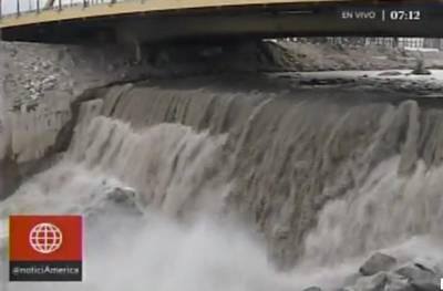 Río Rímac presenta caudal un 30% por encima de lo normal